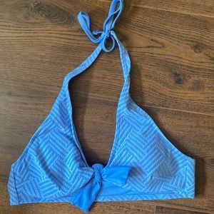Aerie Blue Halter Bikini Top